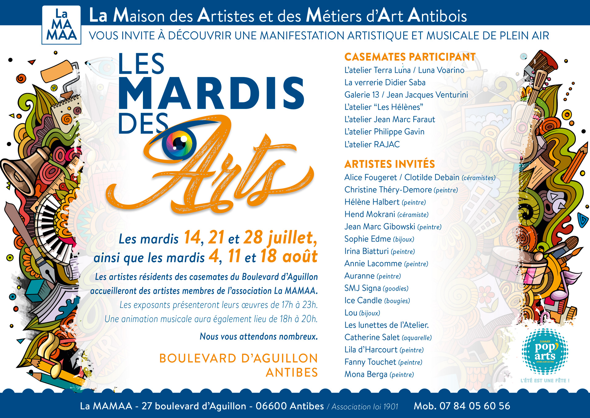 FLYER EXPO LES MARDIS DES ARTS